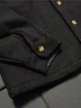 薄手コットンブレンドのウールカーディガン【ダブルポケット・ボタン開閉・無地デザイン】