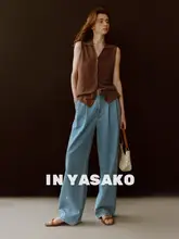 コットン使用のストレートシルエットデニムパンツ【感・ヴィンテージスタイル】