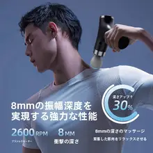 多機能マッサージガン【家庭用・筋膜リリース・リラクゼーション・男女兼用】
