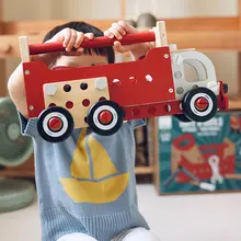 木製の組み立てツールボックス【かわいいインテリア・プレゼントに最適】