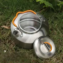 アウトドア用 ステンレス製給水ポット【携帯便利・キャンプ用・調理器具】
