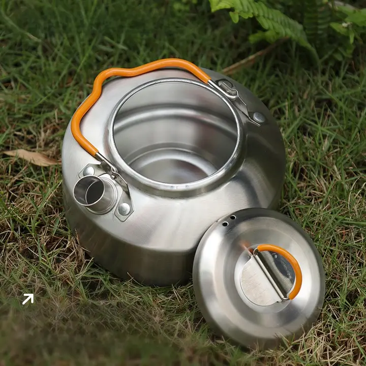 アウトドア用 ステンレス製給水ポット【携帯便利・キャンプ用・調理器具】