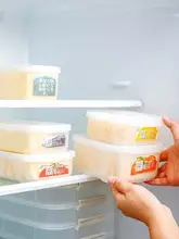 密閉分装バター保存容器【食品収納・冷蔵庫用・チーズ冷凍対応】