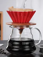 家庭用 手摘みコーヒー用ガラスポット【雲朵ポット・コーヒーシェアポット・V60フィルターカップ・アイスブリュー用ポット】（セットアップ対応）