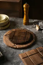 レトロ木製ダイニング用熱板【高温対策・耐熱・鍋・皿・カップ用】