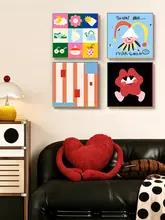 創造的なアートデザインの壁掛け絵画【リビングや玄関に最適・モダンスタイル】（セットアップ対応）