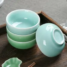 青磁製 小型酒水碗【中華風・陶器・醤油皿】