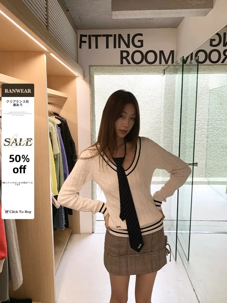 レディース セーター v ネック：Ranweardu 学院風ニットのサイズ・着心地と実用性を解説