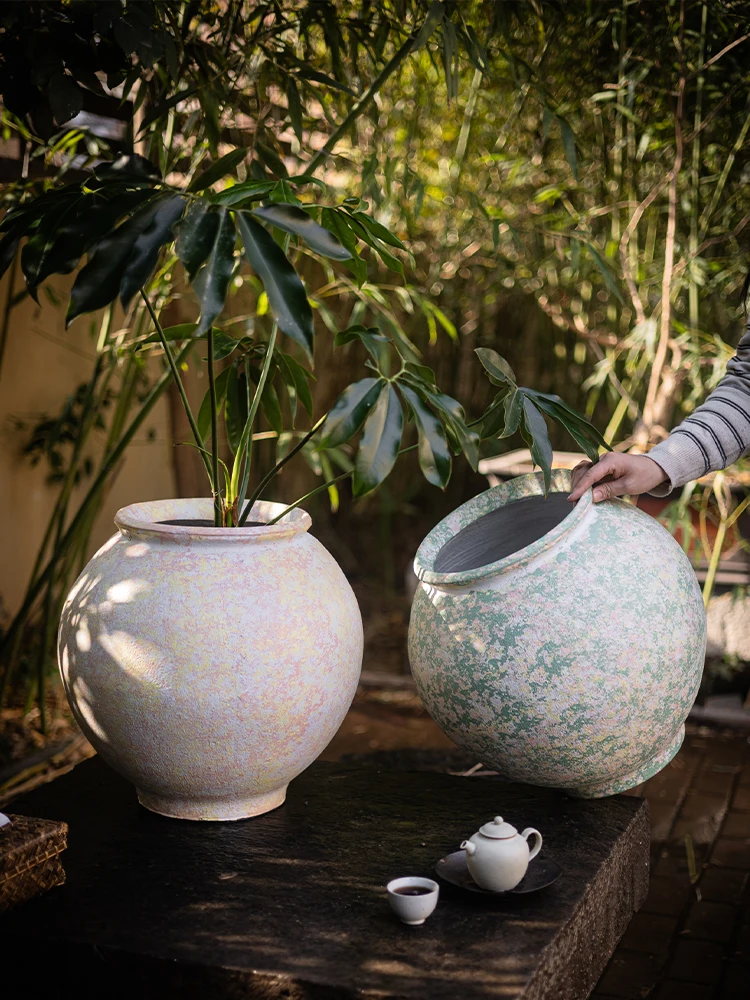 レトロ風陶器調プランター：中華風緑植インテリアの選定ガイド