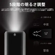 ロックブラザーズ 自転車用ナイトライティングランプ【吊り下げ式・温度調整・高輝度・長時間バッテリー】