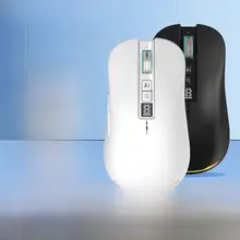 AI対応ワイヤレスBluetoothマウス【音声入力・充電式・多機能】