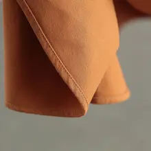 コットン製Aライン大フレアデニムスカート【無地・夏用】