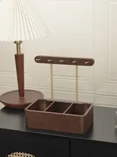 家庭用収納ラック【小型・デスクトップ用・フック付き】