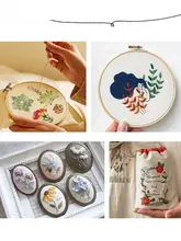 フランス製刺繍糸【オーソドックスなデザイン・選べる豊富なカラーバリエーション】
