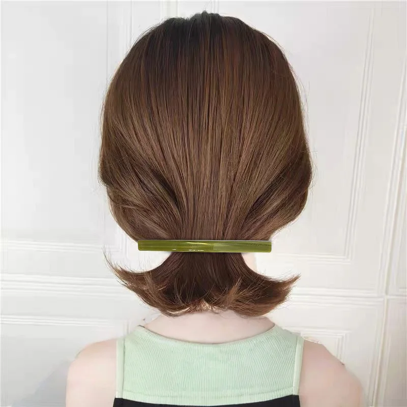 ショートヘア用後頭部低めポニーテールクリップ：段カットや毛量多いまとめ髪に最適な実用性を解説