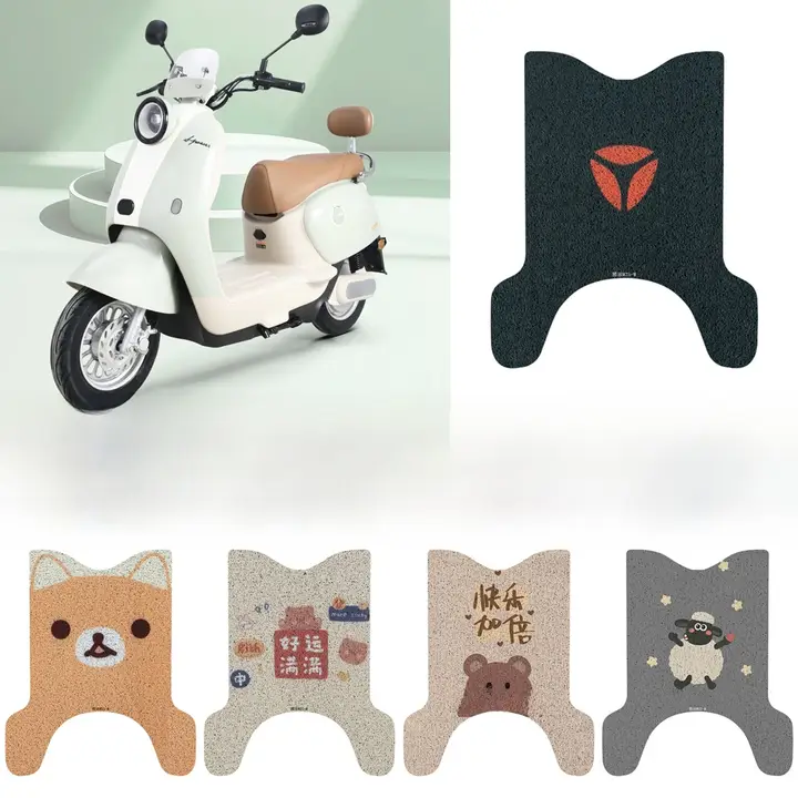 雅迪 M25M 電動バイク用防水フットマット【滑り止め・耐摩耗・専用設計】