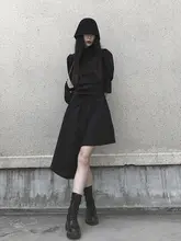 ウエスト絞りが美しい暗黒色のフレアワンピース【初恋スタイル・シャツデザイン】