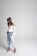 簡単に作れる！キャップ用手編みキット【メリノウール・DIY材料】