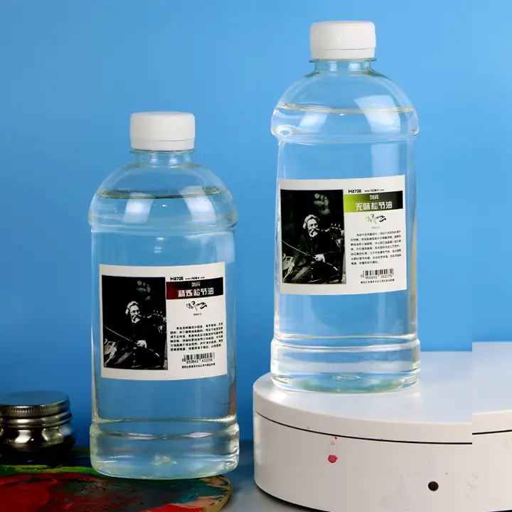 無臭の松ヤニペイント用洗浄液【油絵具用・筆洗浄・調色液】