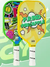 プロ仕様のカーボンファイバー製ピックルボールラケット【超軽量・練習用・デュアルラケット】（セットアップ対応）