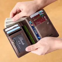 本革製 メンズ ショートファスナー財布【牛革・カード収納・レトロデザイン】