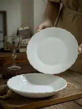 法式復古デザインの高級浮彫皿【おしゃれでエレガント】（セットアップ対応）