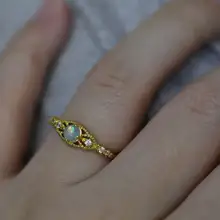 エジプトのホルスの目デザインのリング【１８Kゴールドカラー・異国情緒漂うスタイル】