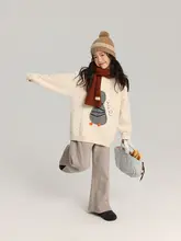女の子用冬のファッションパンツ【開きデザイン・フレアスタイル】（セットアップ対応）
