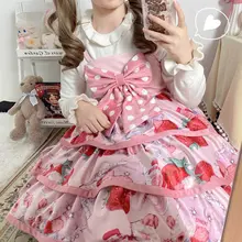 ロリータ風 白色長袖ニットトップス【秋冬用・極上の柔らかさ・ショートデザイン】