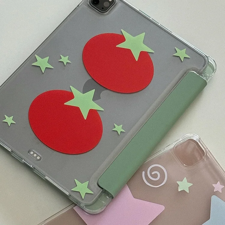 iPadの保護ケースを選ぶときに迷う？五角星トマトデザインのTPUケースが解決する3つの理由