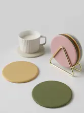 シリコン製 カップマット【高級感・耐熱・コーヒー・茶道用】