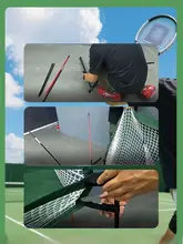 テニス用ボールキャッチネット【屋内外での練習・収納便利・極上の柔らかさ】