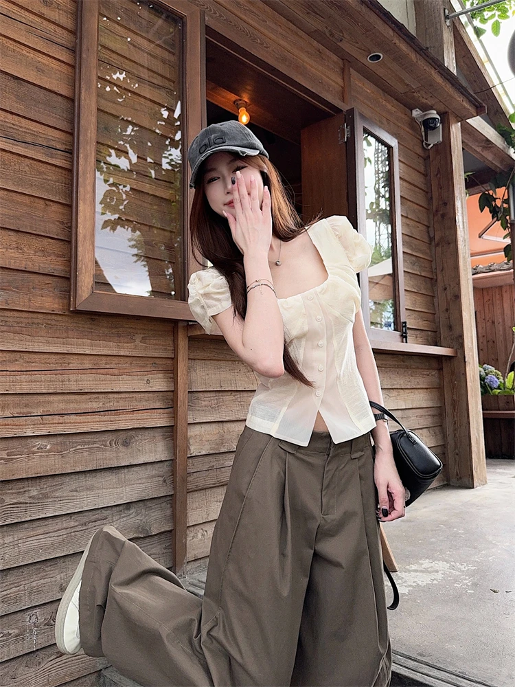 2026春服レディースで着痩せコーデを実現するには？レトロウエストシャツとワイドパンツの組み合わせがベスト！