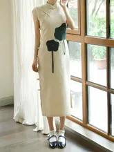 趣あるチャイナドレス風のワンピース【カジュアル・日常用】