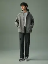春秋用 メンズカジュアルパンツ【ストレート・ワイドフィット・工装風】