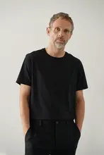 クルーネック半袖Tシャツ【夏用・メンズ・通勤カジュアル・寒冷感】