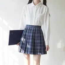 JK制服 基本デザイン シャープカラー 半袖・長袖対応 トップス【学生用・透けない素材・ベーシックスタイル】