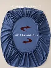 極上の柔らかさの綿100% ベッドマット保護カバー【ダブルガーゼ・高級ホテル仕様】