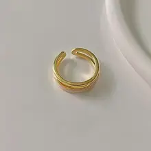 おしゃれな二重リング【フレンチスタイル・エナメル加工・重ね付け対応】