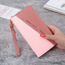 長財布 レディースファスナー付き 財布【カジュアル・ツイストカラー・フリンジデザイン・スマホ収納対応】