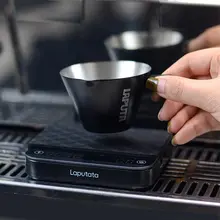 LAPUTA ミニコーヒースケール【電子計量・タイマー機能・充電式】