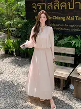 裸ピンクのフリルレーストップスとハイウエストスカート【夏用・フランス風】【セットアップ対応】