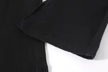 おしゃれな高腰デニムパンツ【フレアカット・レトロデザイン・春秋用】