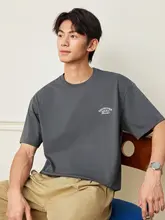 速乾性紫外線防止半袖Tシャツ【メンズ・刺繍入り・ゆったりフィット】