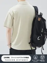 夏用 薄手 メンズPOLOシャツ【ゆったりフィット・半袖・カジュアル】