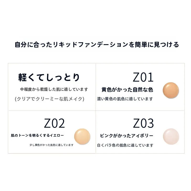 透蜜輕薄持妝粉底液：水潤自然  色系的日常肌膚管理方案