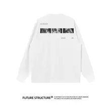 秋冬用のゆったりとした長袖Tシャツ【デジタルプリント・快適な着心地】