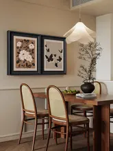 フランス風ビンテージ蝶モチーフ電気メーター装飾画【配電箱カバー用・壁掛け】