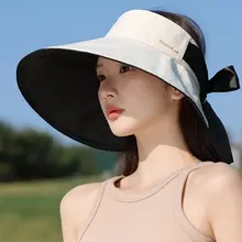 大きな帽子つばのゴルフキャップ【日差し対策・UVカット・女性用】