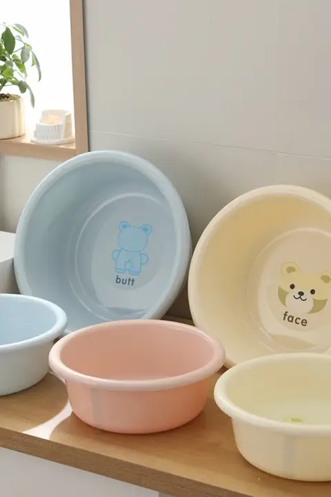 抗菌洗面器【家庭用・子供用・厚手プラスチック製】